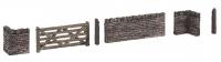44-0538 Bachmann Scenecraft Slate Walling and Gate
